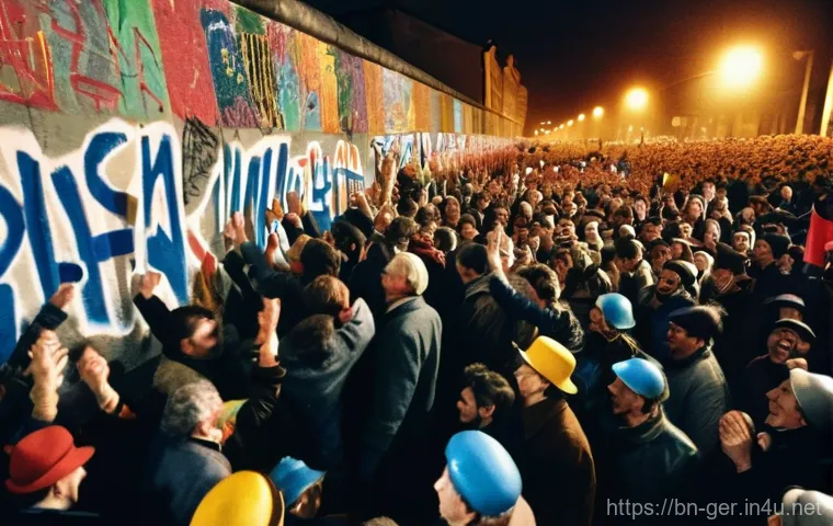 베를린 장벽 역사 - **Prompt:** A suspenseful, low-light scene depicting a family's desperate escape attempt from East B... 베를린 장벽 역사 - **Prompt:** A suspenseful, low-light scene depicting a family's desperate escape attempt from East B...