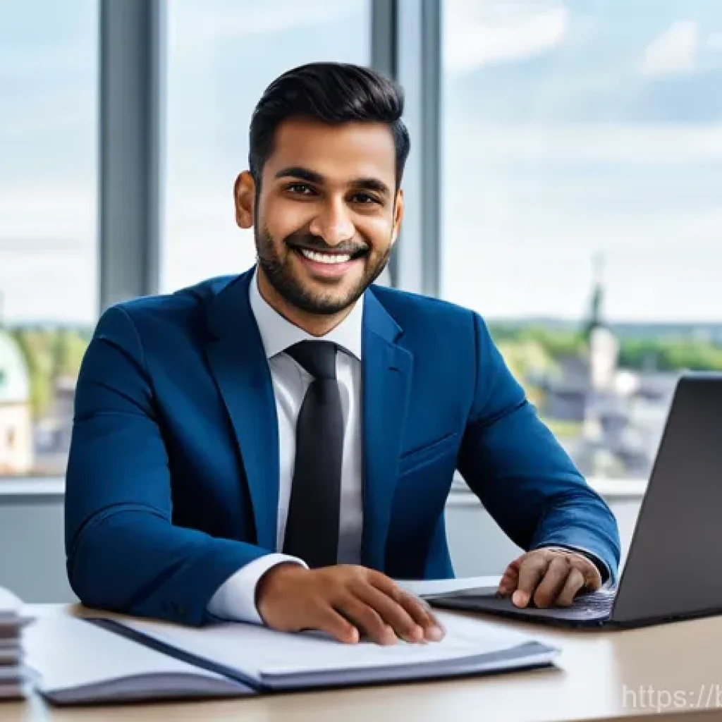 독일에서 일할 때 필요한 비자 종류 - **Prompt for an EU Blue Card Holder:**
"A highly educated and confident young professional, in t...